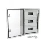 Корпус пластиковый распределительный ЩРН-45 IP65 прозрачная дверь 500х350х190