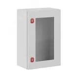 Щит с монтажной панелью ЩМП 600x400x250мм серия ST c прозрачной дверью