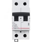 Выключатель автоматический двухполюсный RX3 4,5 кА C 20 А