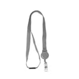 Ремешок с пряжкой и ретрактором серый ST-AC203LR-GR Smartec