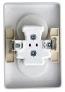 Розетка 2-м СП Хит 16А IP21 250В без заземл. без защ. шторок бел. SE RS16-235-B