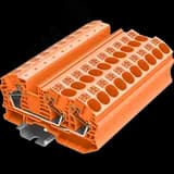 Клемма TP 1-2 проходная Push-in, сечение 16 мм. кв., оранжевая