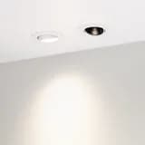 Светильник MS-FORECAST-BUILT-TURN-R82-8W Day4000 (WH-BK, 32 deg, 230V) (Arlight, IP20 Металл, 5 лет)