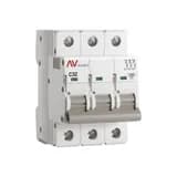 Выключатель автоматический модульный 3п C 32А 10кА AV-10 AVERES EKF mcb10-3-32C-av