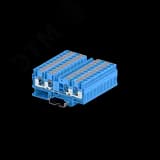 Клемма TP 2-2 проходная Push-in, сечение 6 мм. кв., синяя