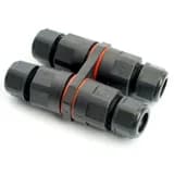 Соединитель-коннектор LD542 3контактный на 4 выхода с СМК221 пружинным контактом IP68 черный 49195