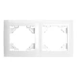 Рамка 1местная STEKKER PFR00901101 серия Эрна Элегант белый 49629