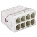 Клемма соединительная 8-контактная Elеctrodeel ED 772-208-b6, сечение 0,5-2,5 мм2, 24А/450В (упаковка 6 штук)