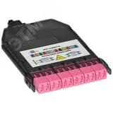 Кассета для кросса HD. OM4. MPO Male. 6xLC-Duplex (12 ОВ)