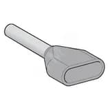 Наконечник двухжильный средний 0.75мм.кв серый Schneider Electric