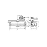 Доводчик дверной (вес двери 40 кг), белый TS77 size 2 Dormakaba