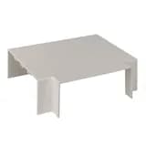 Угол T-образный (100х40) (2 шт) белый EKF-Plast