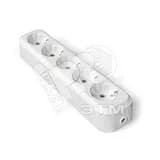 Колодка 5 гнезд С заземлением AБС-пластик Универсал