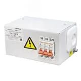 Ящик с понижающим трансформатором ЯТП 0.4 220/36В IP31 с тремя автоматами ФКУ ИК-1 (Кострома)