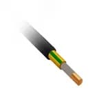 Кабель силовой ВВГнг(А)-FRLS 1х4ок-1 (100м) ж/з ТРТС