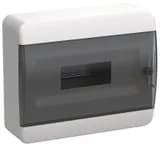 Корпус ЩРН-П-12 TEKFOR IP41 черн. прозр. дверь пластик. IEK TF5-KP12-N-12-41-K01-K03