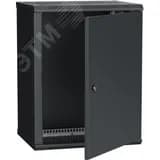 Шкаф настенный 19" LINEA W 18U 600x450мм металлическая дверь RAL9005