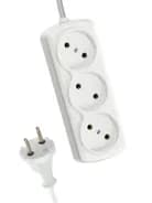 Удлинитель 3х7м 6А IP20 ПВС 2х0.75 КОСМОС YKsm7m-3g(6A)S