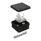 Коробка огнестойкая для о/п двухкомпонентная 60-0300-FR6.0-8 Е15-Е120 RAL7035 100х100х50 (14 шт/кор) Промрукав