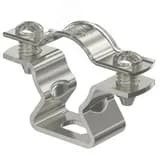 Крепежная скоба дистанционная 17-20 мм (с продольным отверстием) из нержавеющей стали А4