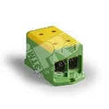 Блок клеммный распределительный желто-зеленый Al/Cu 35-240мм.кв 4 подключения ENSTO