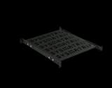 Полка универсальная SMART 19" перфорированная, 500 мм (регулировка) для шкафов, черный SYSMATRIX SH 5004.900
