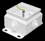 Коробка монтажная распределительная Гефест КМ-0808, 86х86х62, 4 ввода, IP54, металлическая