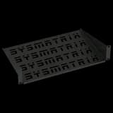 Полка 19" консольная перфорированная 1U глубина 200 мм, цвет черный (RAL 9004) SYSMATRIX SH 2003.900