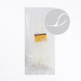 Хомут нейлоновый многоразовый STEKKER NYCT80300 8x300 мм белый упаковка 100 шт 39084