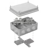 Коробка огнестойкая для кабель-канала 40-0450-FR2.5-6 Е15-Е120 RAL9005 75х75х30 (87 шт/кор)