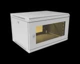 Шкаф телекоммуникационный настенный разборный МИКсистем 19" Keys 6U 600*450 дверь стекло