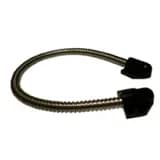 Гибкий переход на дверь 8 мм, черный (металл) KLB-468TB