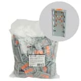 Монтажный держатель на DINрейку для зажимов блочных вертикальная установка серый LD580PTFIXH1 49756