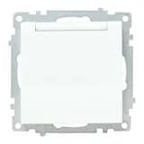 Валенсия Механизм выключателя 1-кл. 10А белый проходной EKF PROxima