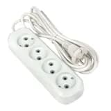 Удлинитель "Эксперт" 4 гнезда 3 метра 10А/2,2кВт без заземления ПВС 2х0,75 EKF PROxima