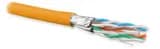 Кабель витая пара Hyperline UFTP4-C6A-S23-IN-LSZH-OR-500 (500 м)