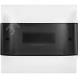 Practibox S Пластиковый щиток Навесной (ЩРн-П) 1X8 Дымчатая дверь