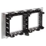 Рамка-суппорт 4мод. Avanti для «In-liner Front» серебр. металлик DKC 4404914