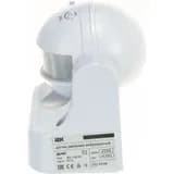 Детектор движения ДД 009 1100Вт угол. обз. 180град. IP44 бел. IEK LDD10-009-1100-001