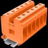 Клемма TU 1-1 винтовая, сечение 35 мм. кв., оранжевая SUPU