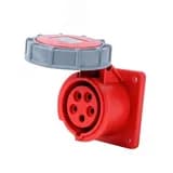 Розетка для скрытой проводки 3Р+РЕ+N 16А 380В IP67 РЩ-103