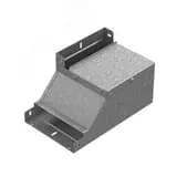 Поворот вертикальный вверх левый к лотку 200х50, толщина 1,0 мм, Сендзимир цинк