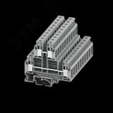 Клемма UKD 2-2 винтовая 2-уровневая, сечение 10 мм. кв., серая 310921 SUPU