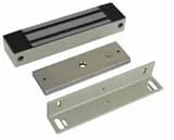 Замок ML-295K с уголком (серый) электромагнитный замок, усилие 300 кг