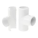 Тройник разборный белый d25 мм (30шт/300шт уп/кор) Промрукав