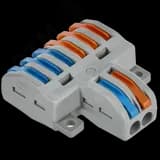 Строительно-монтажная клемма СМК 222-4126 проходная разветвительная (50шт/упак) IEK