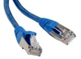 Патч-корд F/UTP, 5е, 3 м Hyperline PC-LPM-STP-RJ45-RJ45-C5e-3M-LSZH-BL