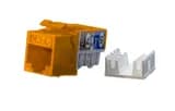 Вставка Hyperline KJ9-8P8C-C6-90-OR Keystone Jack RJ-45(8P8C)