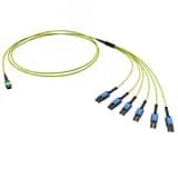 Сборка оптическая разветвительная 12ОВ 9/125 OS2. 1хMTP PRO(12)/6хLC-UPC Dupleх Uniboot. тип полярности - прямая (Tх-Rх). 2м (предустановленная конфигурация: MTP Male . тип полярности - прямая (Tх-Rх)