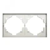 Рамка STRONG 2-постовая жемчуг